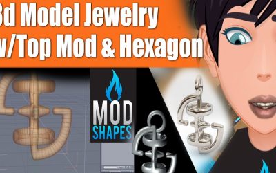 3d Modeling Jewelry With Top Mod and Hexagon