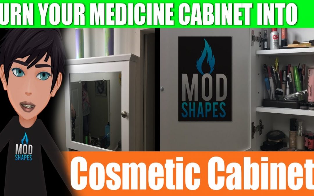 Make A Cosmetic Cabinet From A Medicine Cabinet!