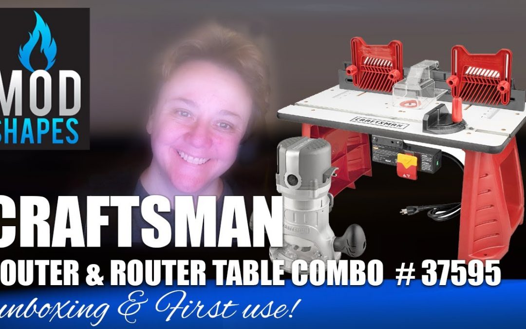 Wow!  Craftsman Router and Table Unboxing, Assembly and First Use - easier than I thought and fun!!