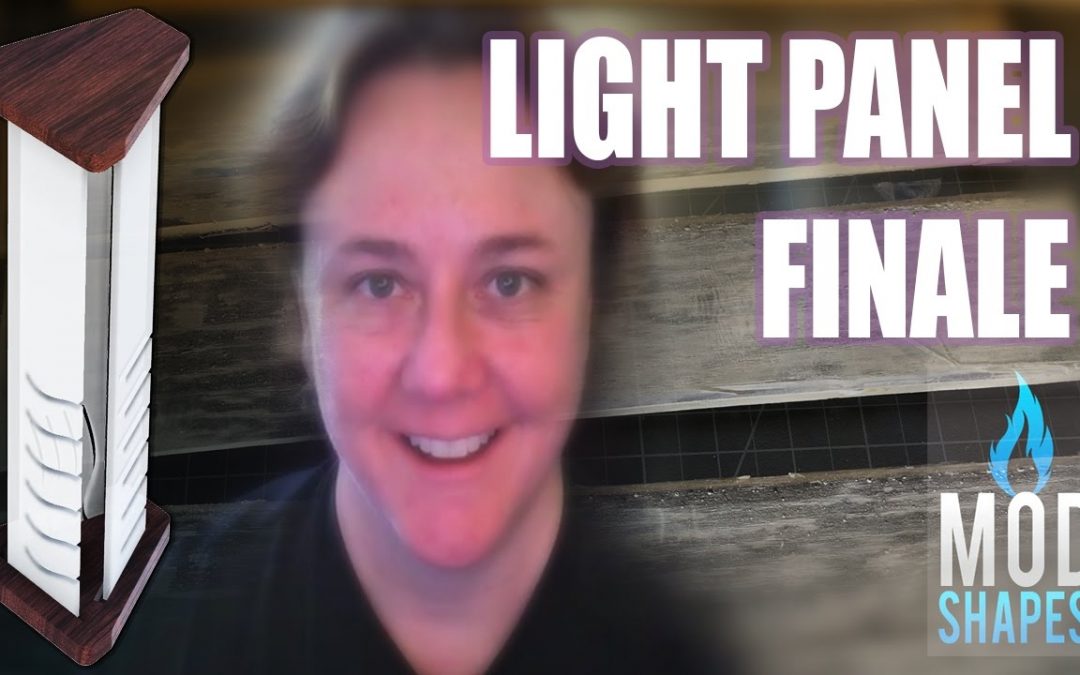 This turned out So Awesome!  Light Panel Finale: Modshapes