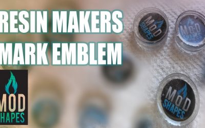 Unique Makers Mark Emblems with Resin! Mold Making with Mod Shapes
