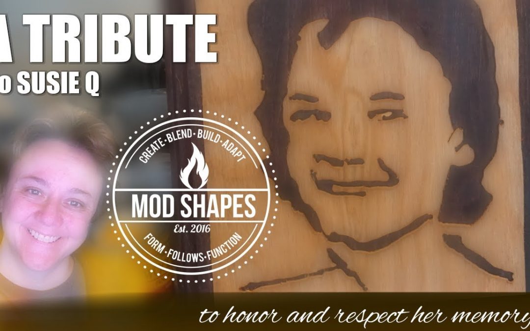 Scroll Saw Portrait - A Tribute to Susie