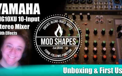 Yamaha MG10XU 10-Input Stereo Mixer with Effects Unboxing & First Use