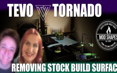 Removing the Stock Build Surface From A Tevo Tornado Step By Step Demo