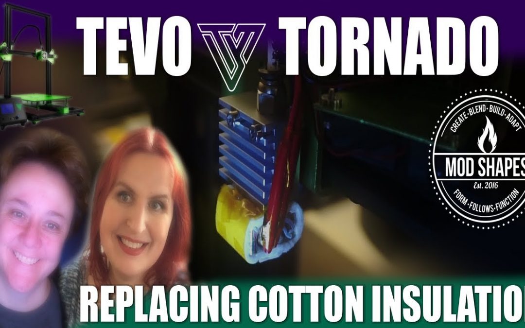 Replacing Heating Block Cotton with Kapton Tape On A Tevo Tornado