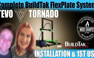 So Easy!  Installing Complete BuildTak FlexPlate System on a Tevo Tornado Print Bed