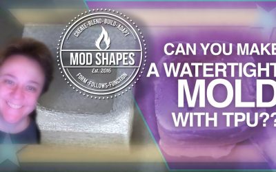 Can You Print Watertight Molds with eFlex TPU?  Modshapes Finds Out!