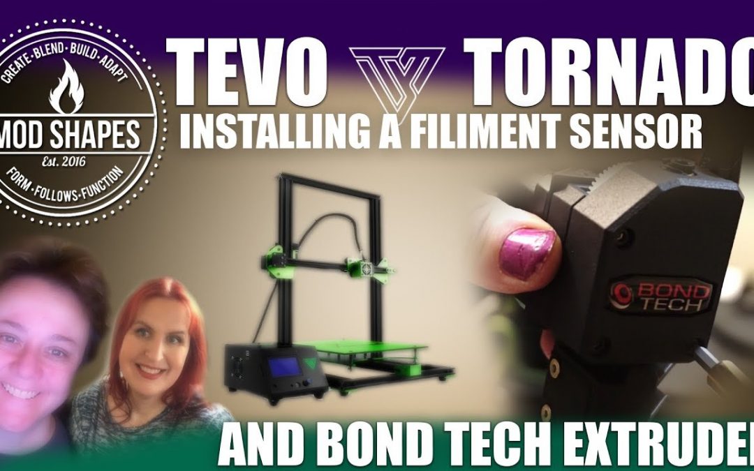 Installing Bondtech BMG  Extruder plus a  Filament Sensor Tevo Tornado