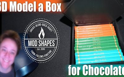 3d Model and Print a Custom Box for Our Favorite Dark Chocolate from Aldi