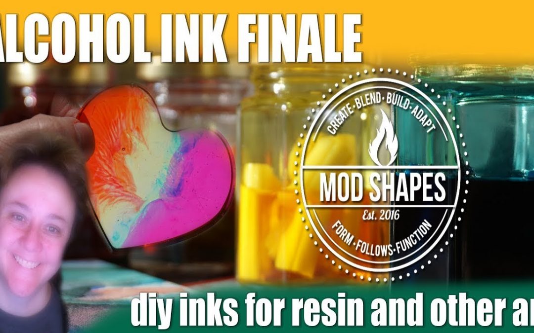 DIY Alcohol Ink Finale – Make Your Own Inks For Half The Pro’s Prices!