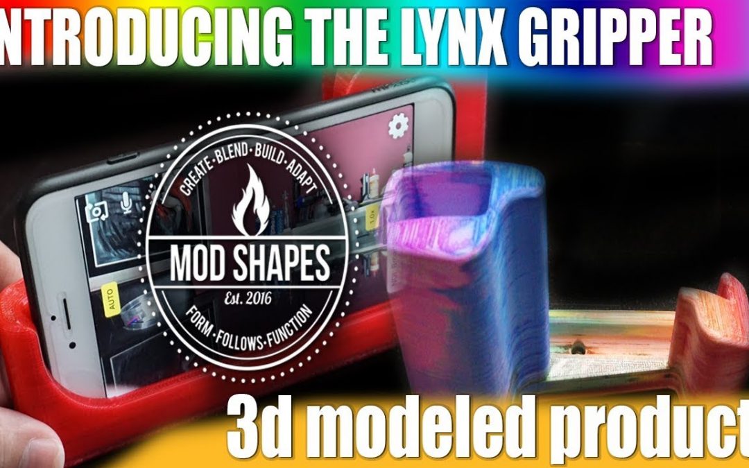 The Lynx Gripper - A hand held smart phone videography gripper with battery pack support!