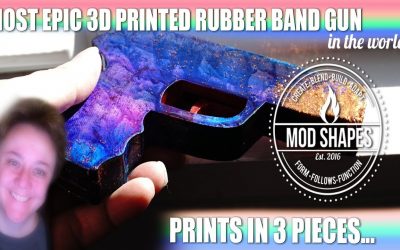 The Most Epic Non-Functioning 3d Printed Rubber Band Gun In The World Version 2