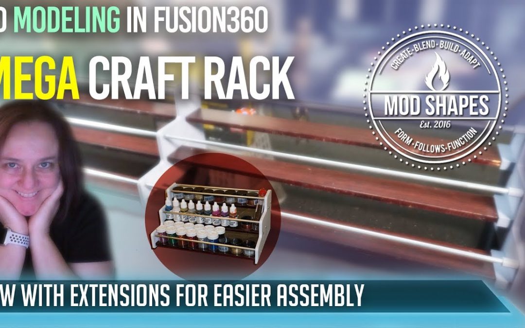 MEGA Craft Room Rack - design, print and assembly so it can be changed rapidly.