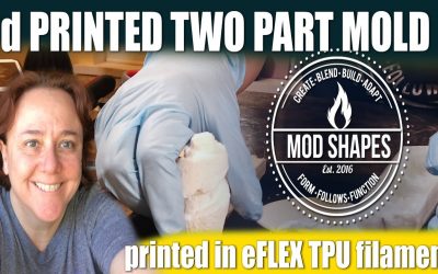 3d Printing a Two-Part Mold with eFlex TPU & Casting SmoothOn 300