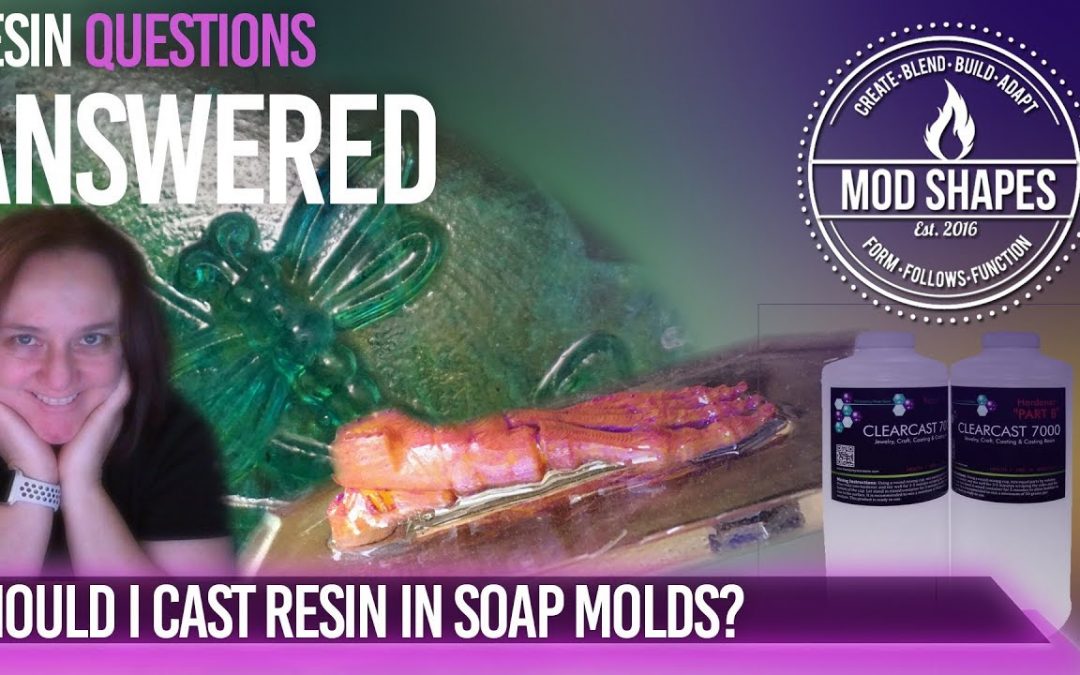 Casting Resin into Soap Molds – how good is it? We find out on a Resin(question)
