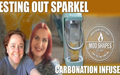 We tested out the Sparkel carbonated water infusion machine and wow!  Its super cool.