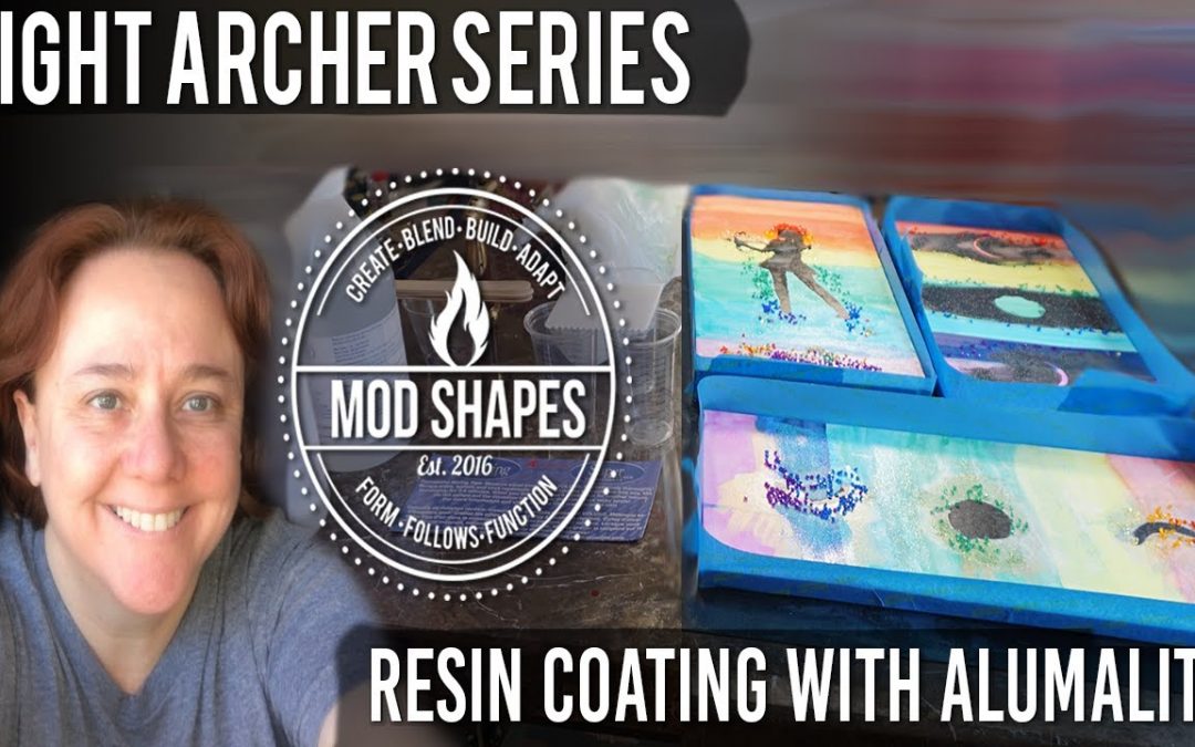 Resin Coating the Night Archer Series